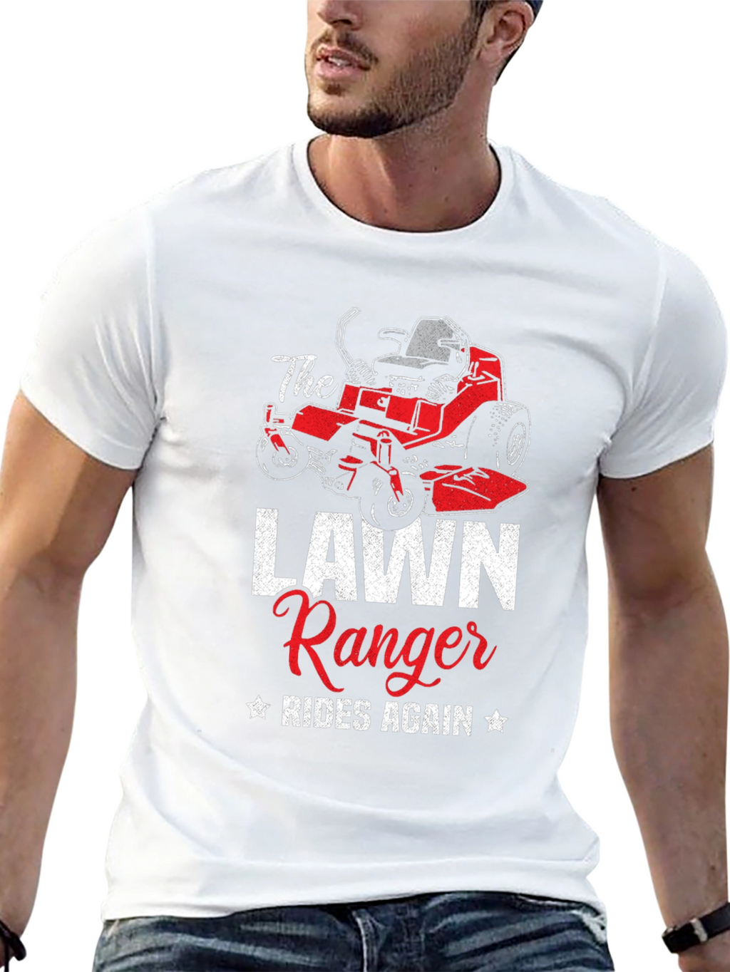 Lawn Ranger Rides Again T-Shirt