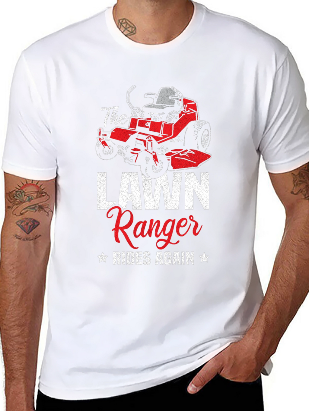 Lawn Ranger Rides Again T-Shirt