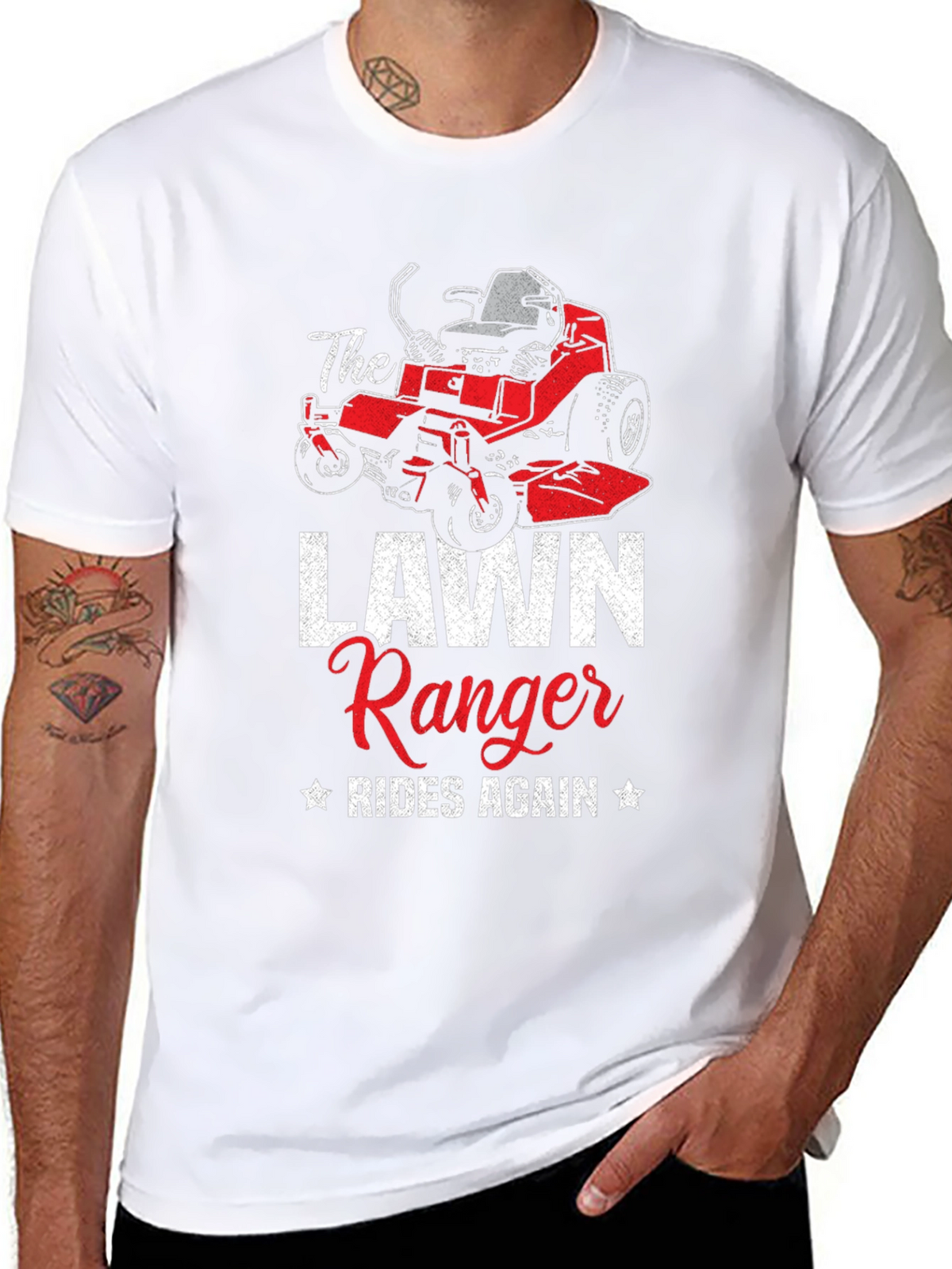 Lawn Ranger Rides Again T-Shirt