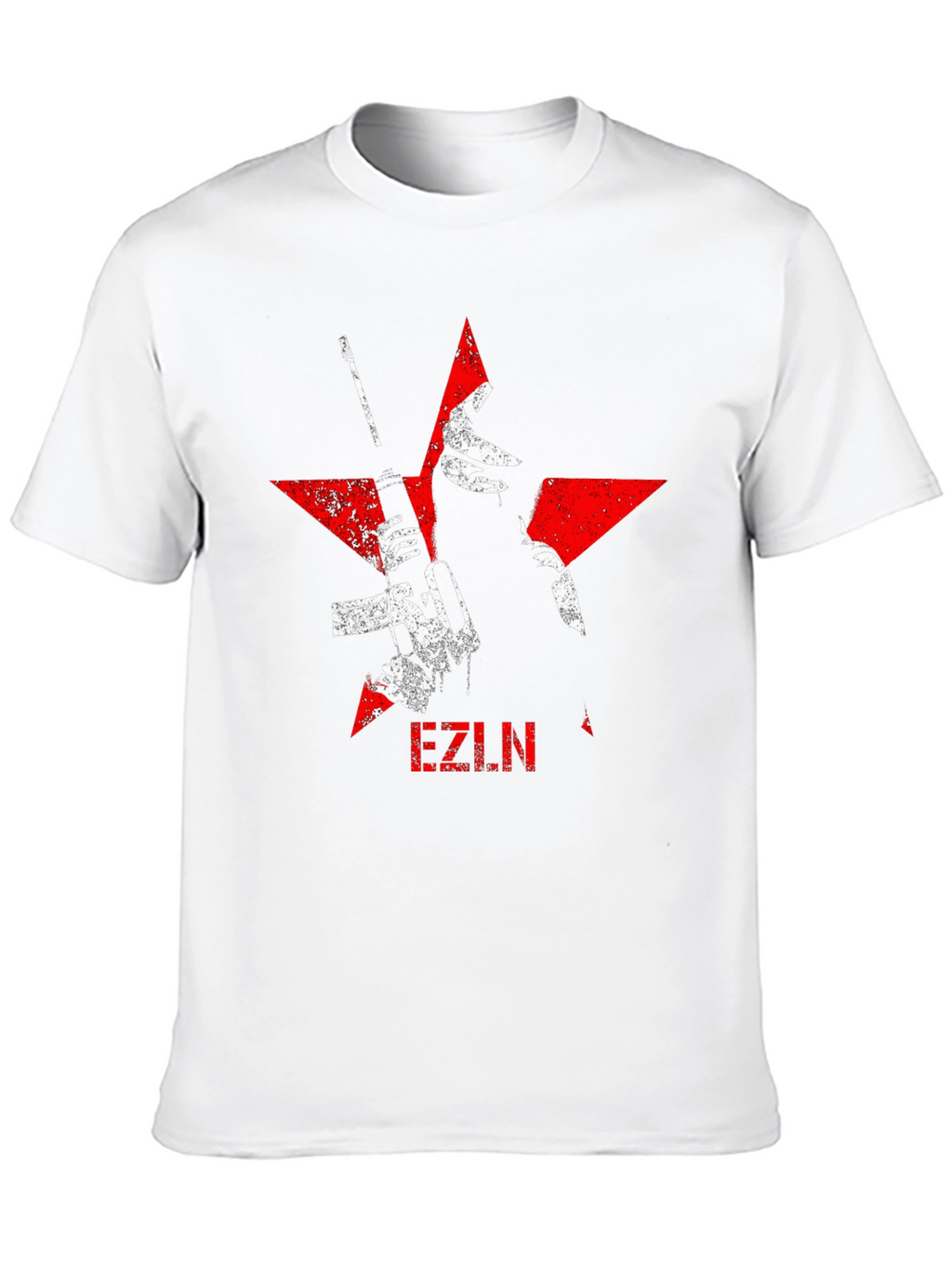 EZLN Graphic Tee - Red Star Black T-Shirt