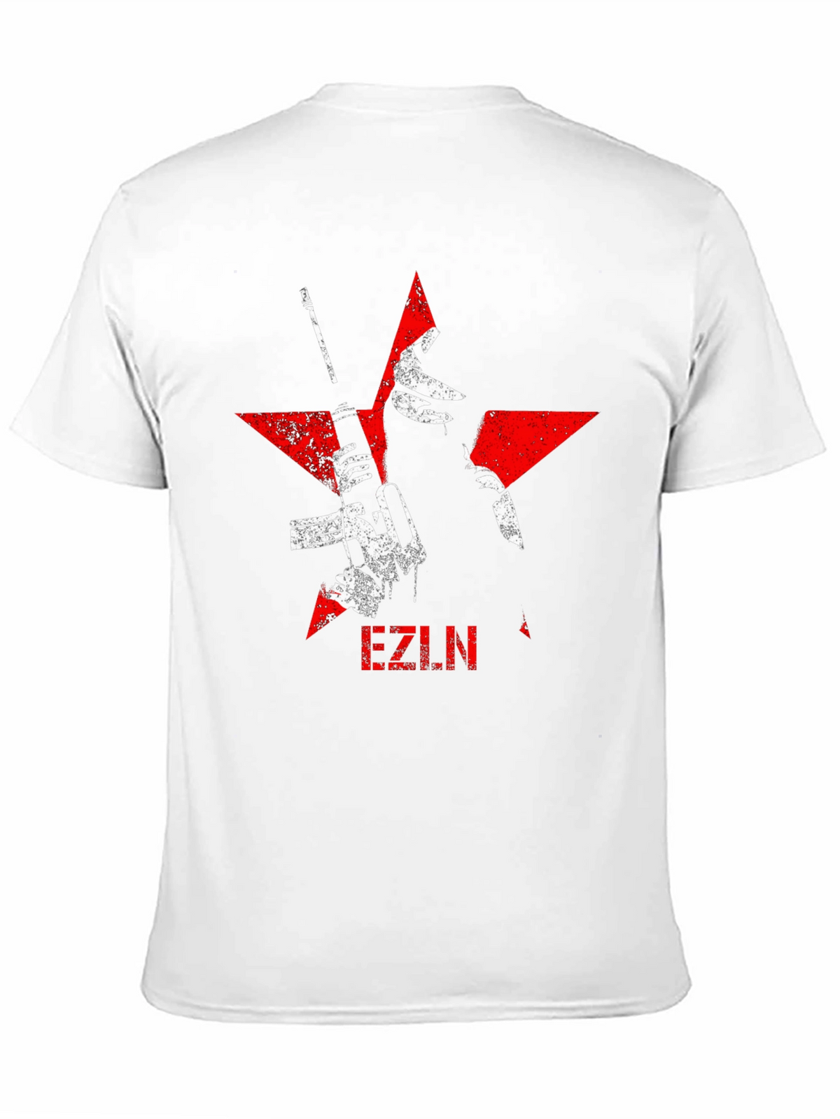 EZLN Graphic Tee - Red Star Black T-Shirt