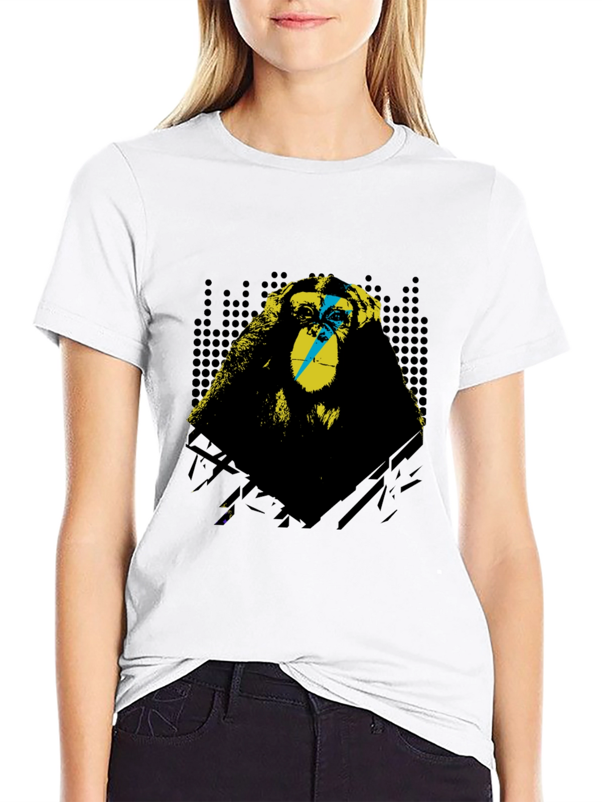 Monkey Graphic T-Shirt - Hear No Evil Design