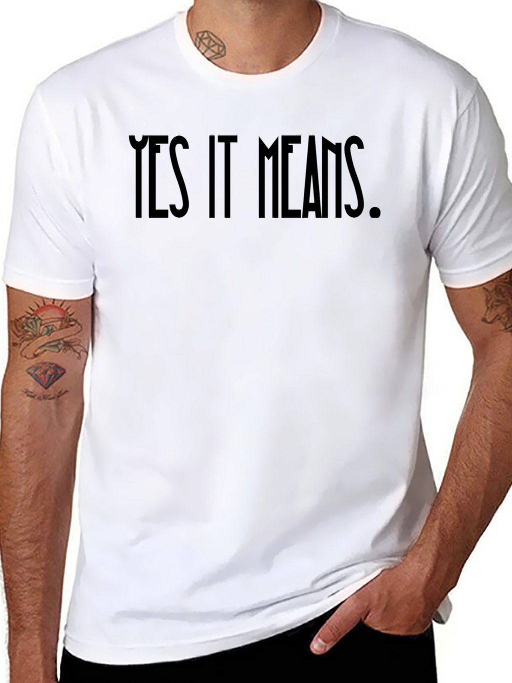 Yes It Means Graphic Tee - Bold Statement Shirt