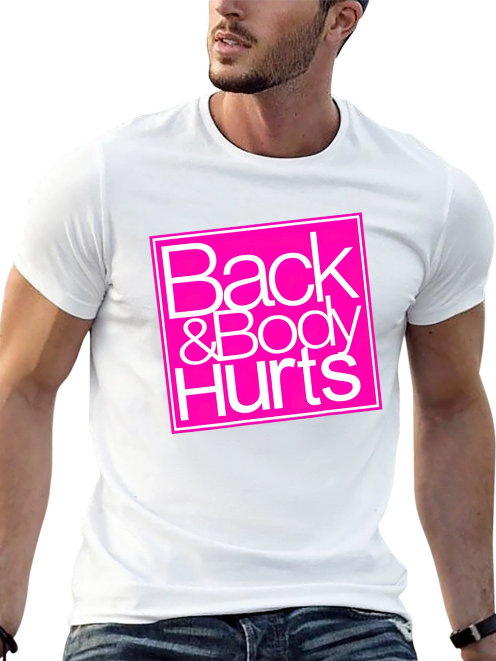 Back & Body Hurts Graphic Tee - Black