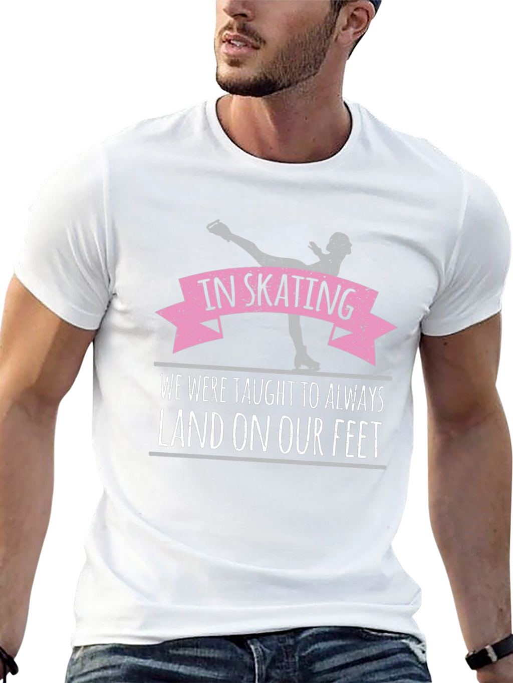 In Skating We Land On Our Feet T-Shirt