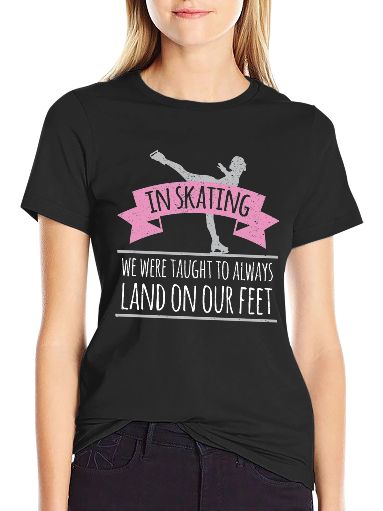 In Skating We Land On Our Feet T-Shirt
