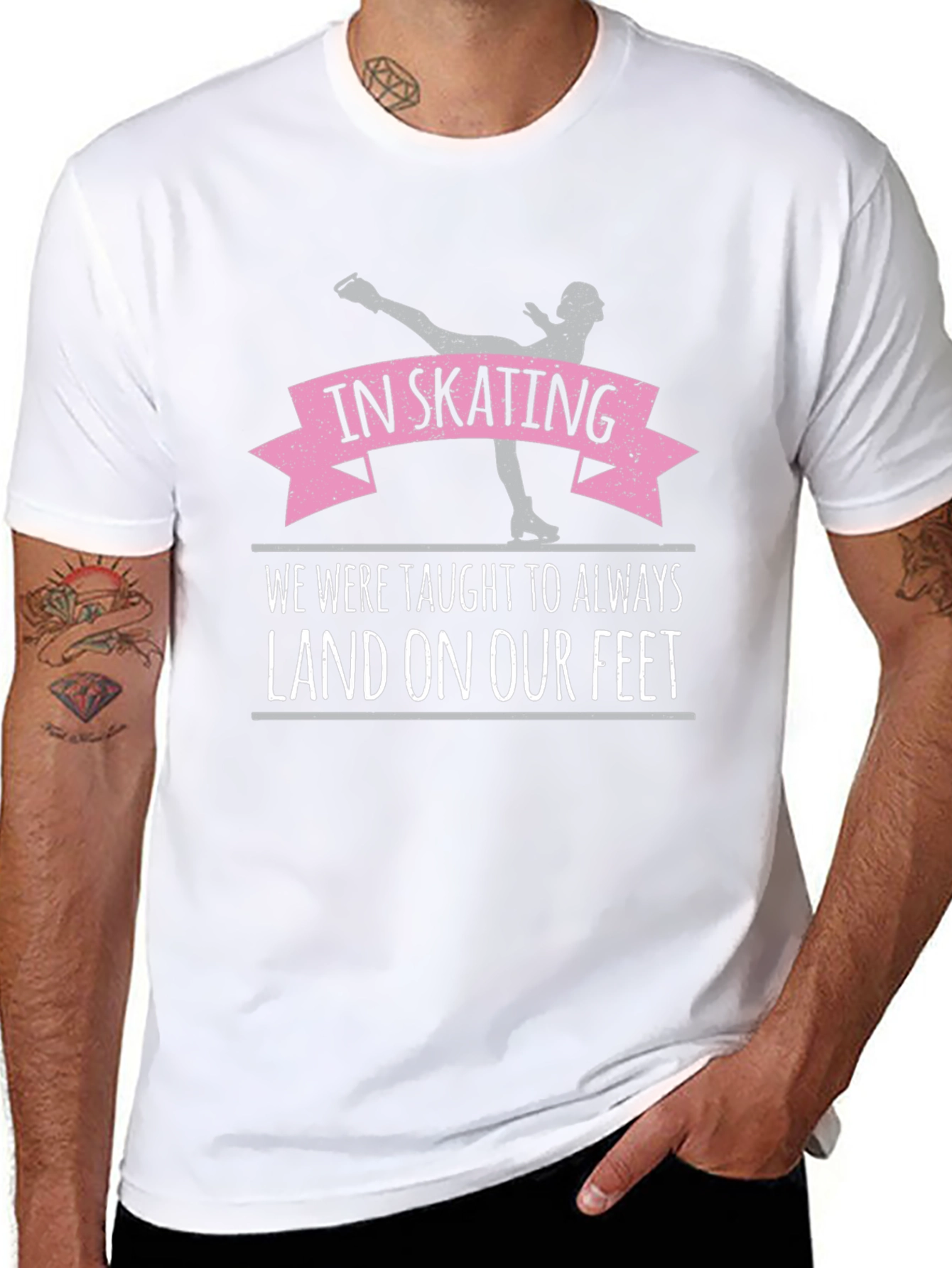 In Skating We Land On Our Feet T-Shirt