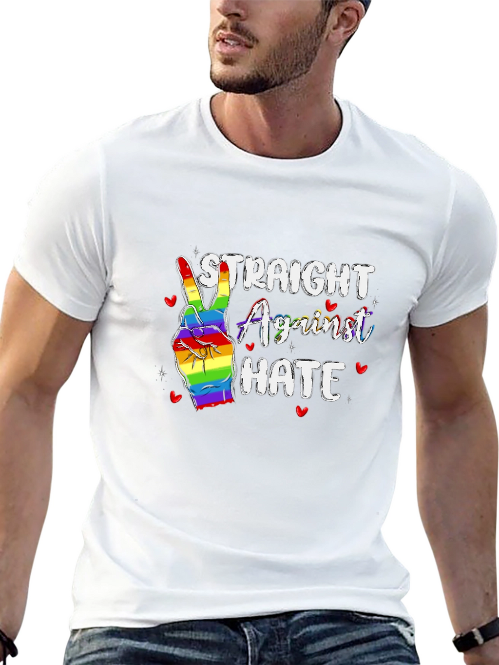 Straight Against Hate Pride T-Shirt