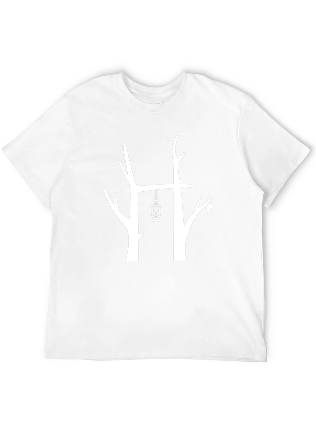 Nature Lantern Graphic Tee - Black Cotton Blend