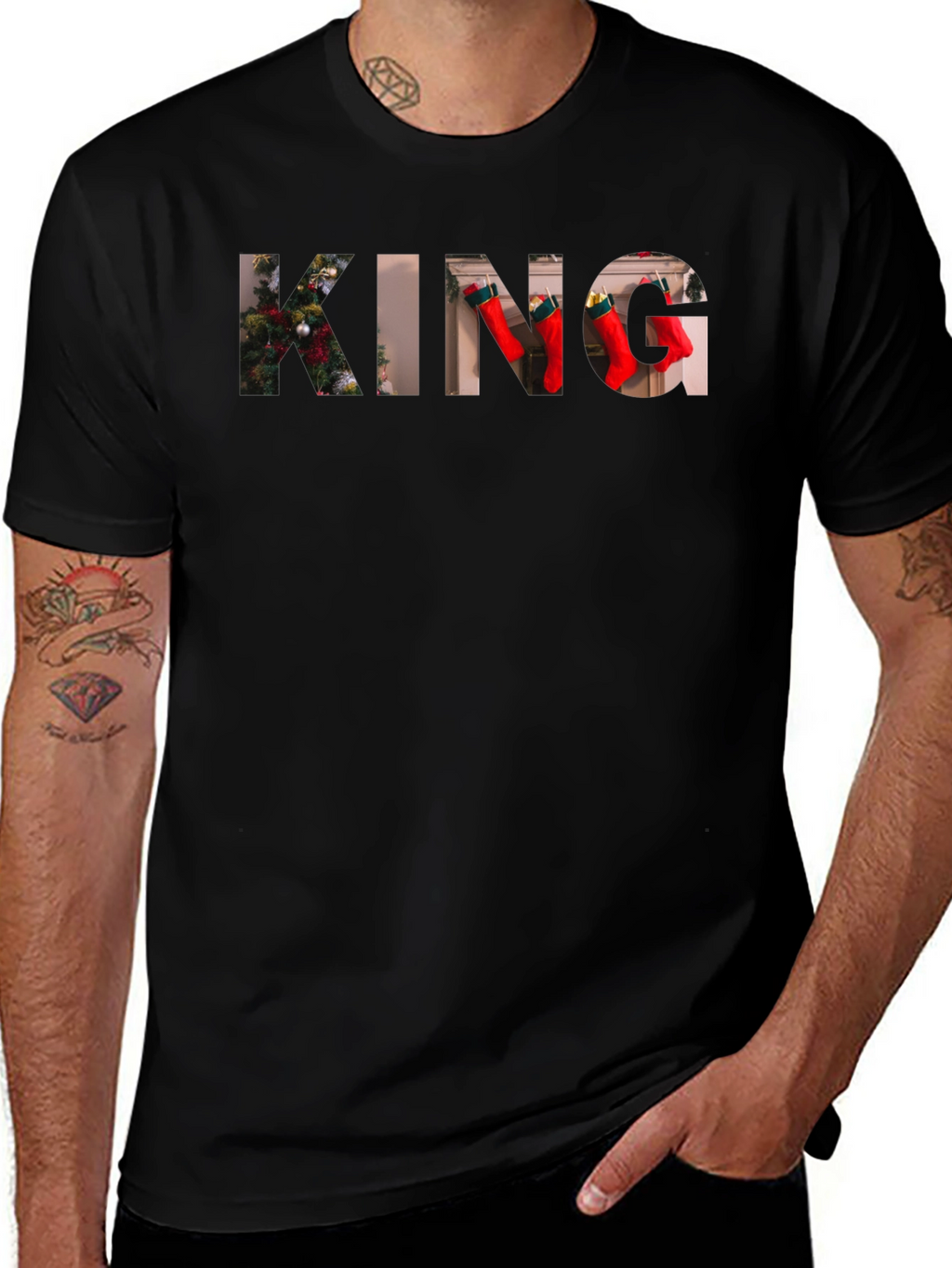 Christmas King Graphic T-Shirt
