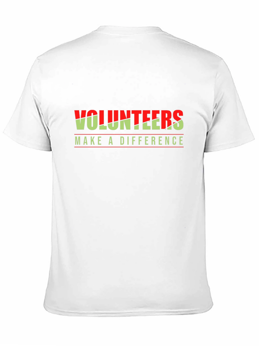 Volunteers Make a Difference Black T-Shirt