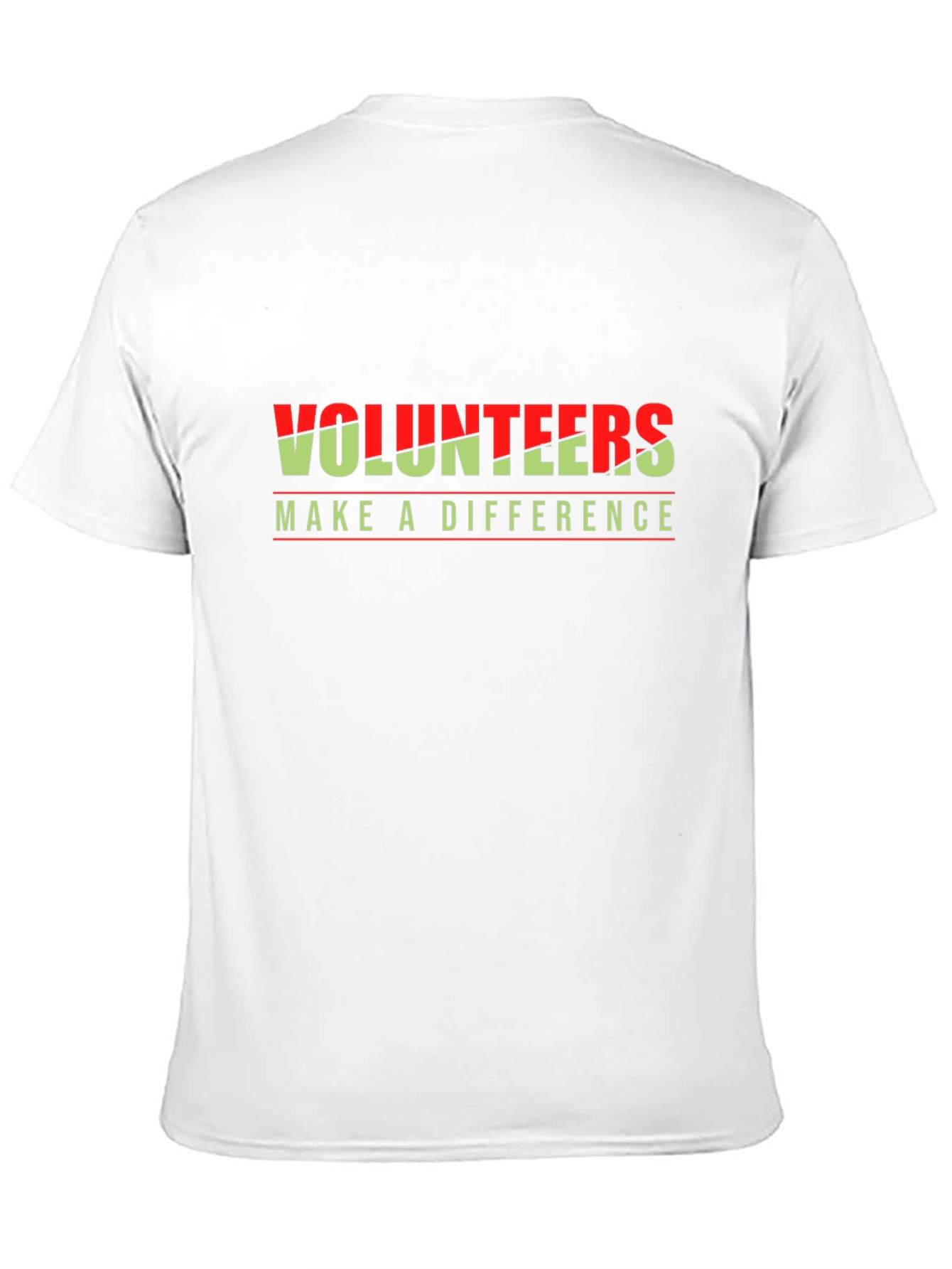 Volunteers Make a Difference Black T-Shirt