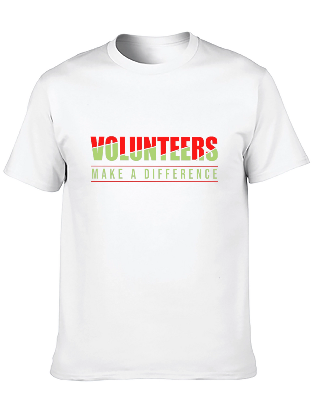 Volunteers Make a Difference Black T-Shirt