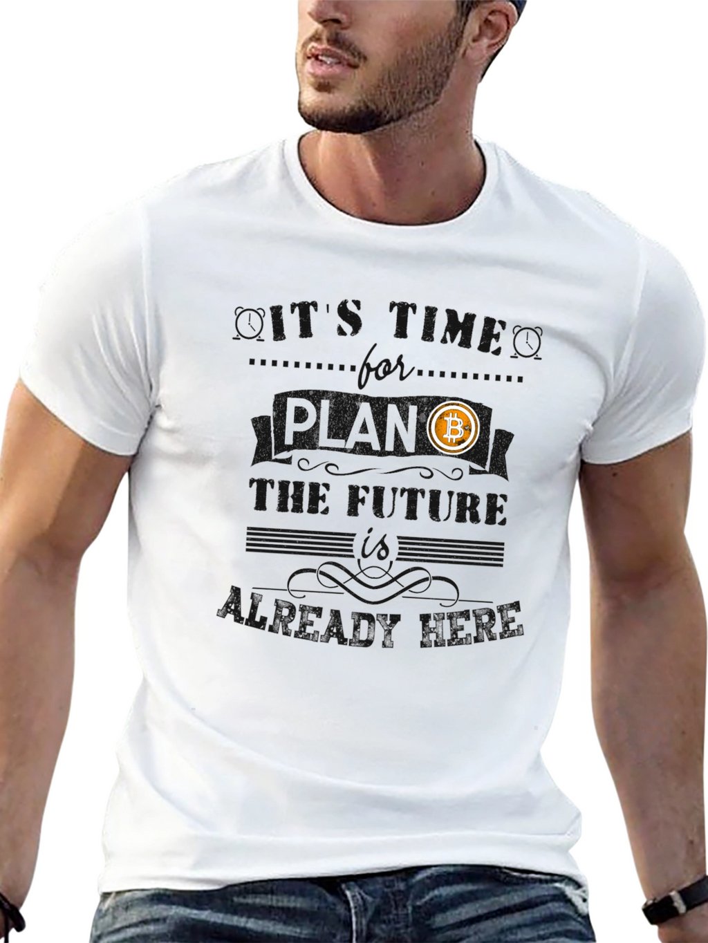 Bitcoin Cryptocurrency Graphic Tee