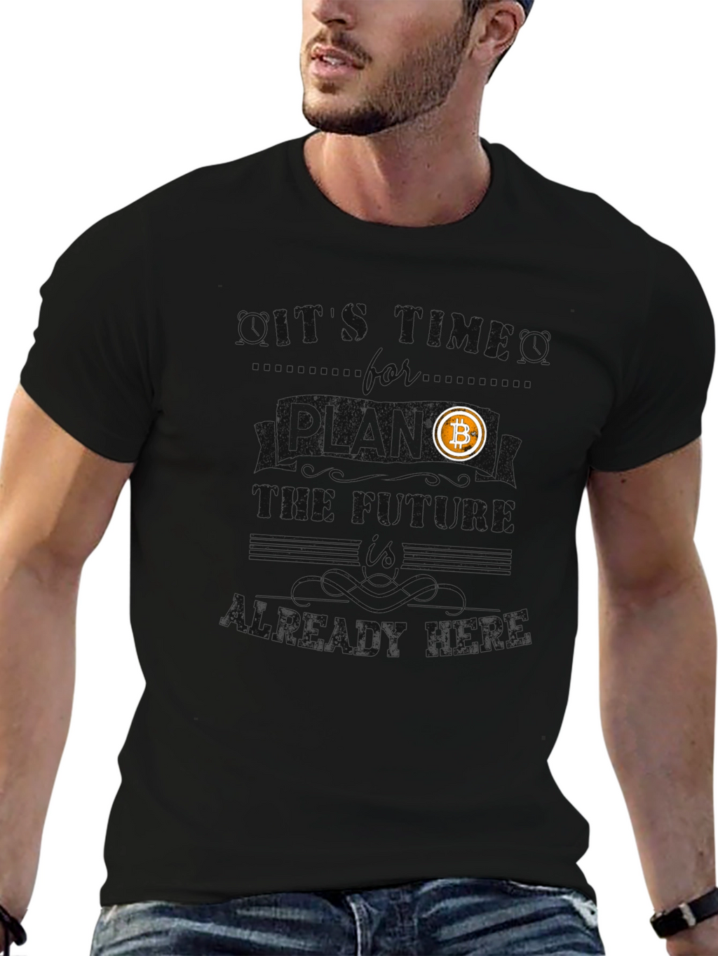 Bitcoin Cryptocurrency Graphic Tee