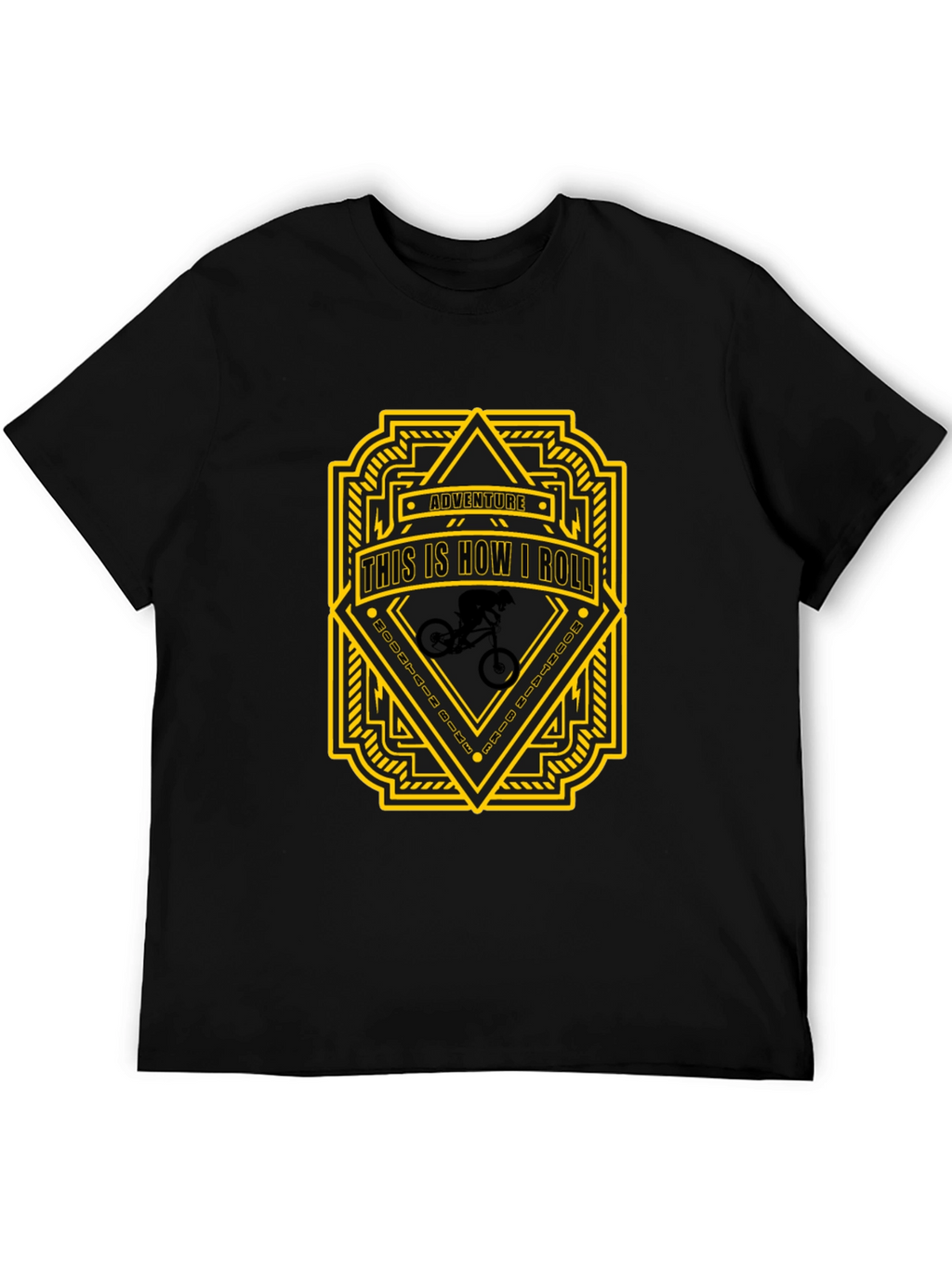 Adventure This is How I Roll Black T-Shirt