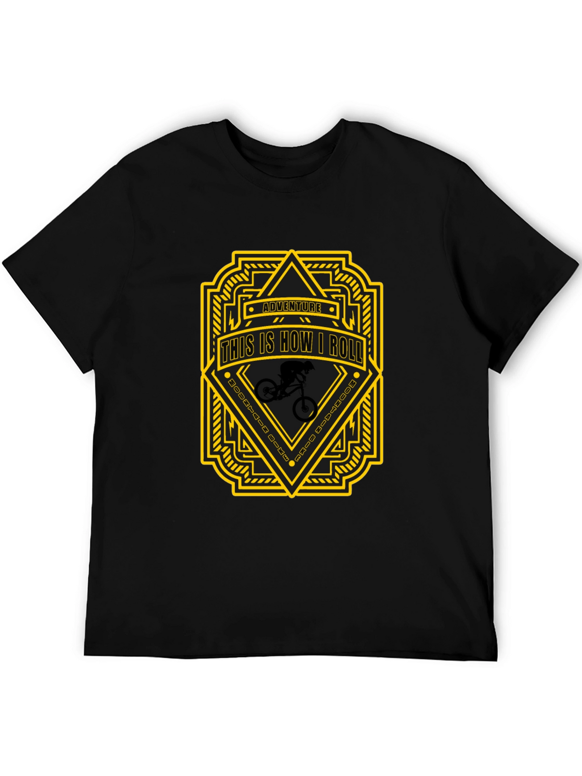 Adventure This is How I Roll Black T-Shirt