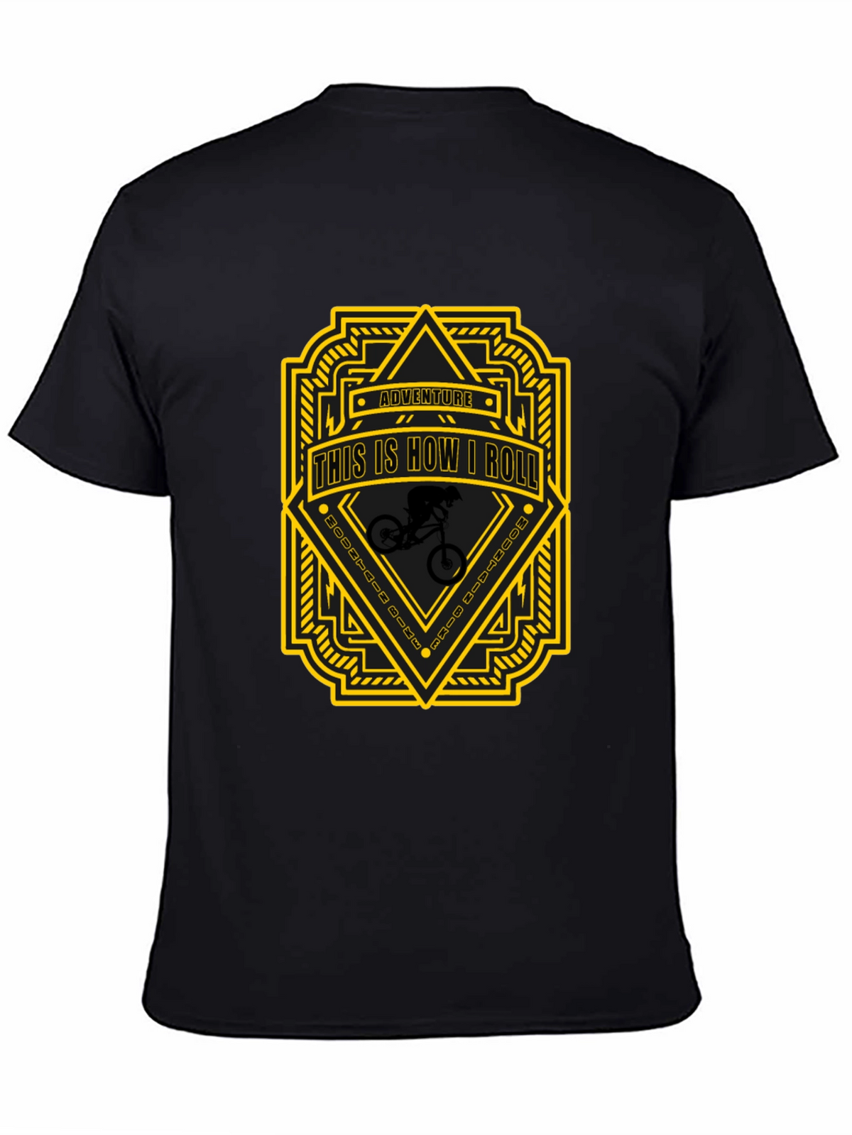 Adventure This is How I Roll Black T-Shirt