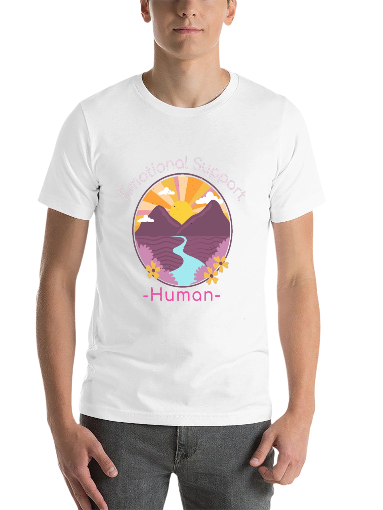 Emotional Support Human Graphic Tee