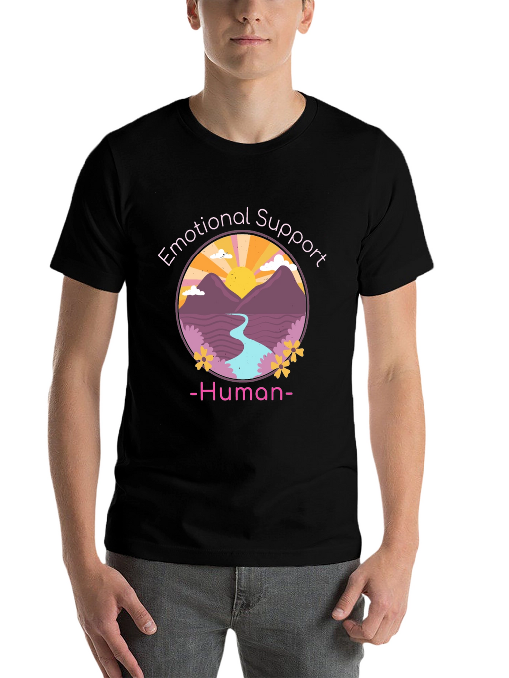 Emotional Support Human Graphic Tee
