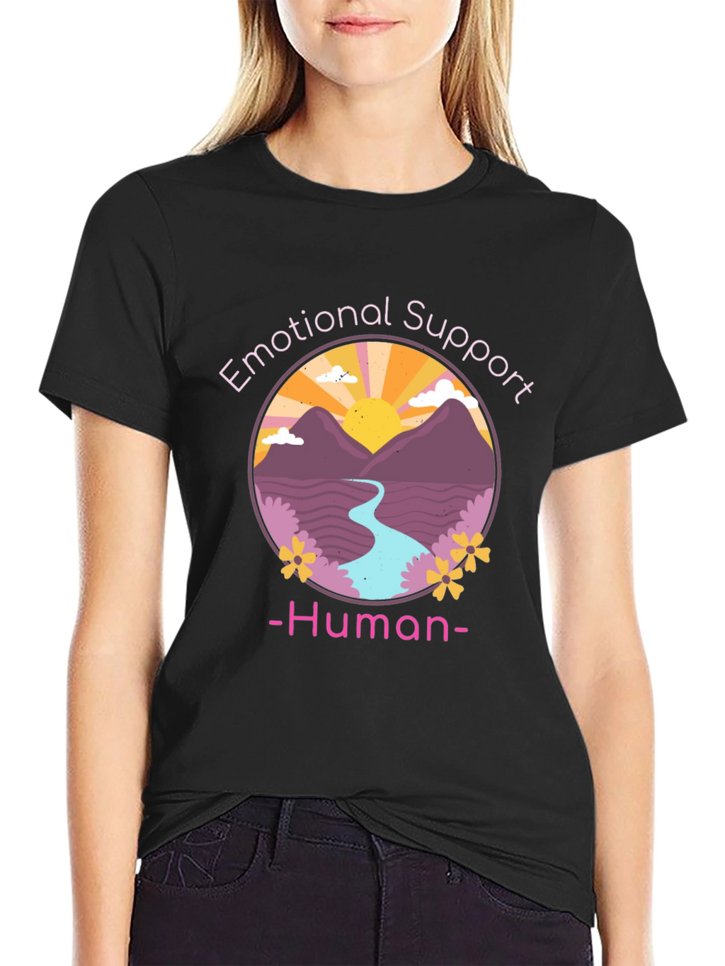 Emotional Support Human Graphic Tee