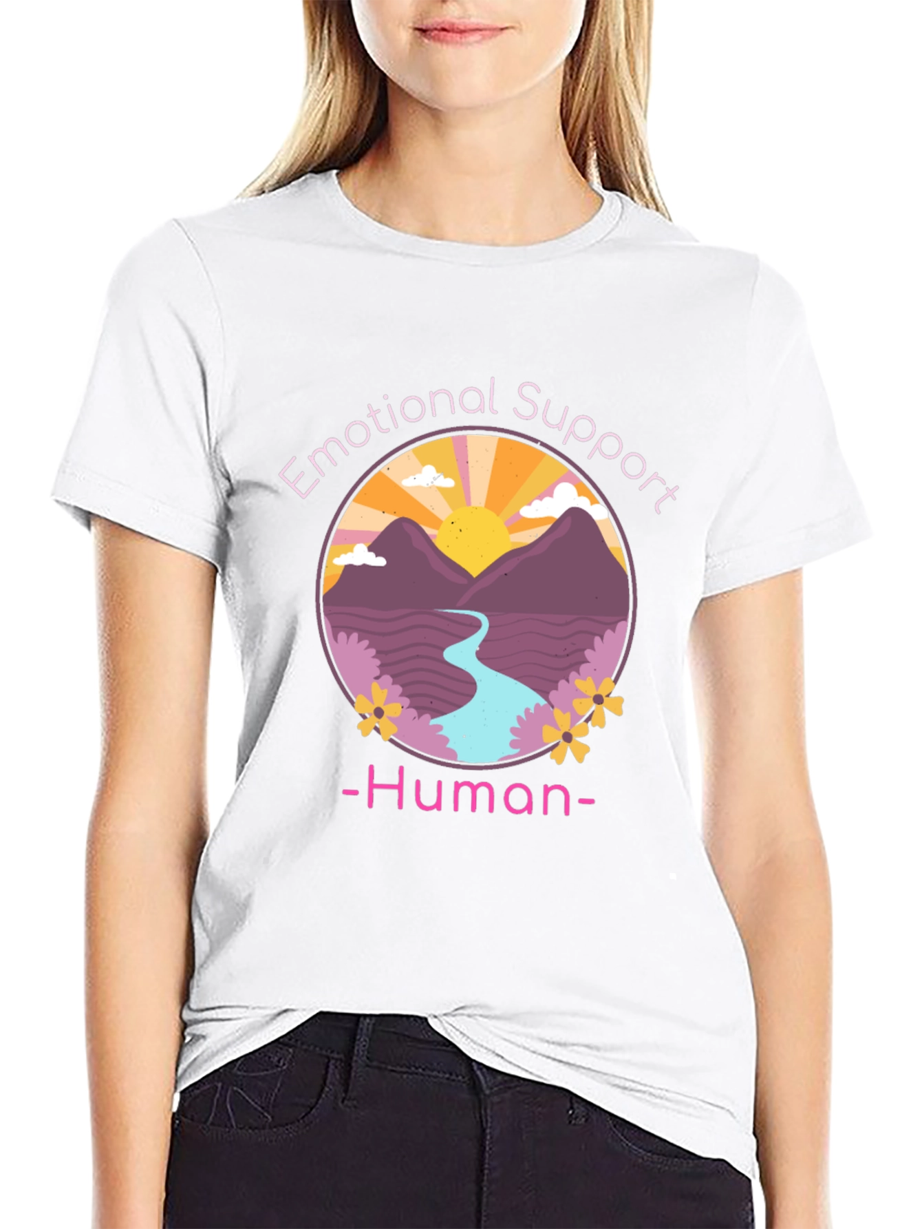 Emotional Support Human Graphic Tee