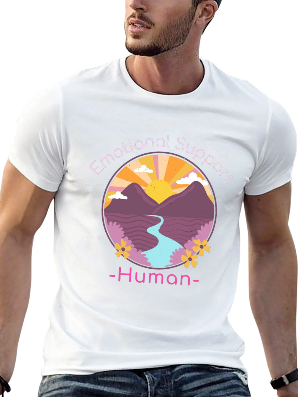 Emotional Support Human Graphic Tee