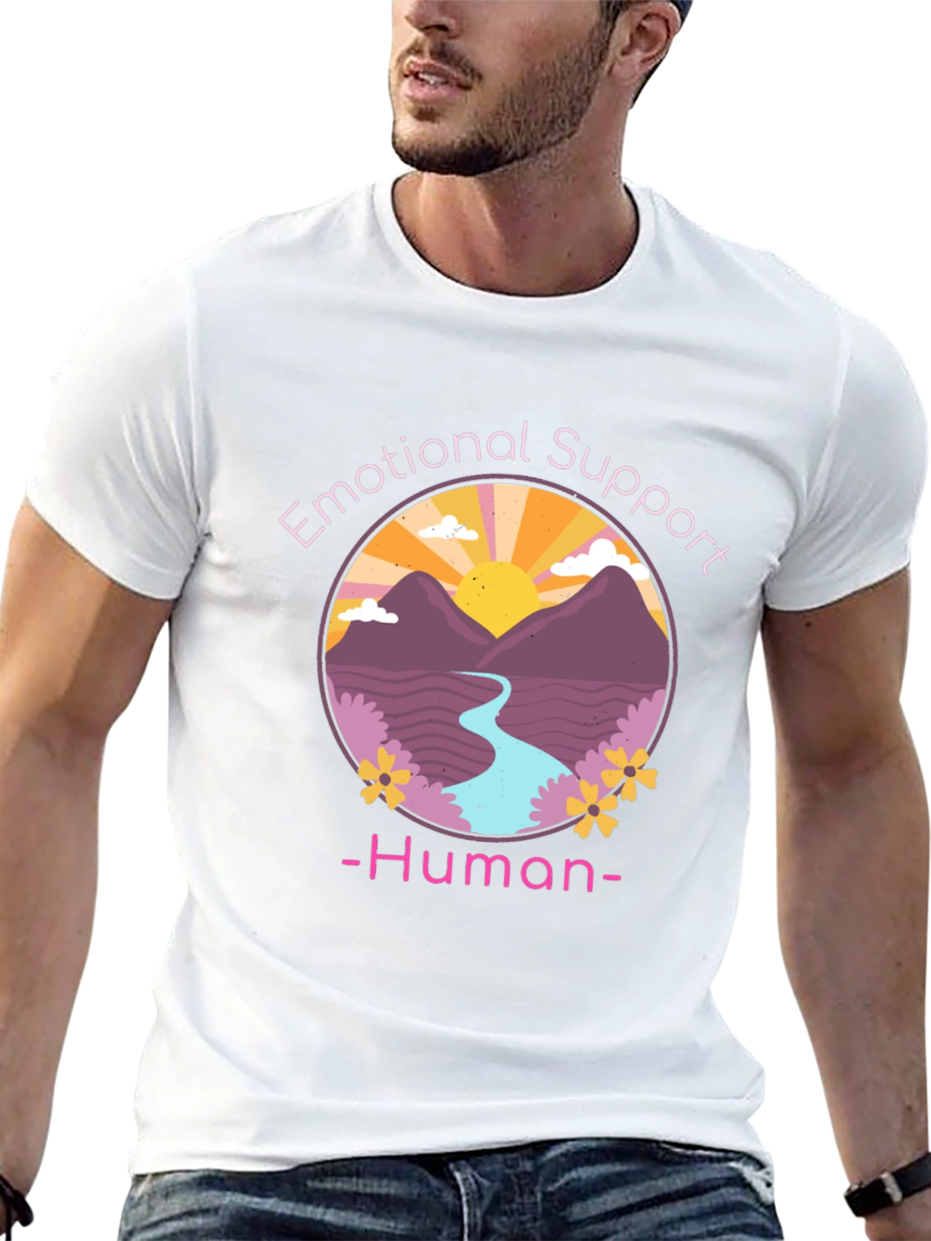 Emotional Support Human Graphic Tee