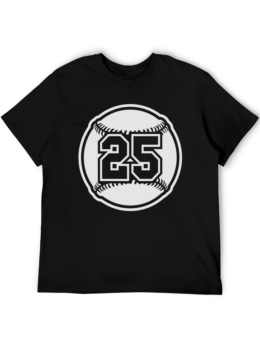 Baseball Number 25 Graphic Tee