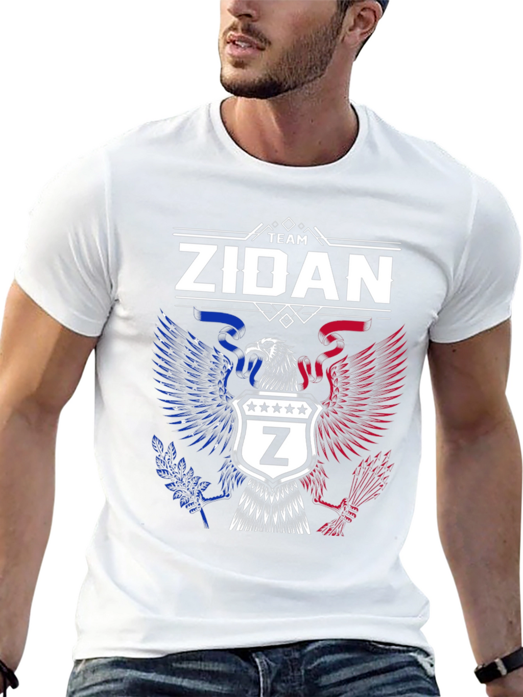 Team Zidan Eagle Crest Graphic T-Shirt
