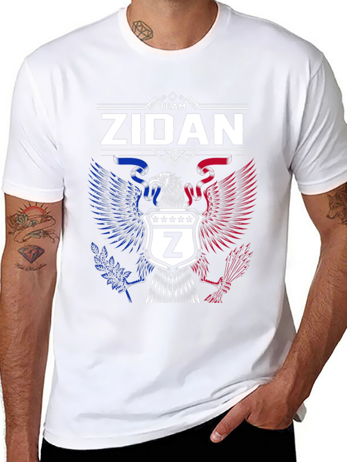 Team Zidan Eagle Crest Graphic T-Shirt