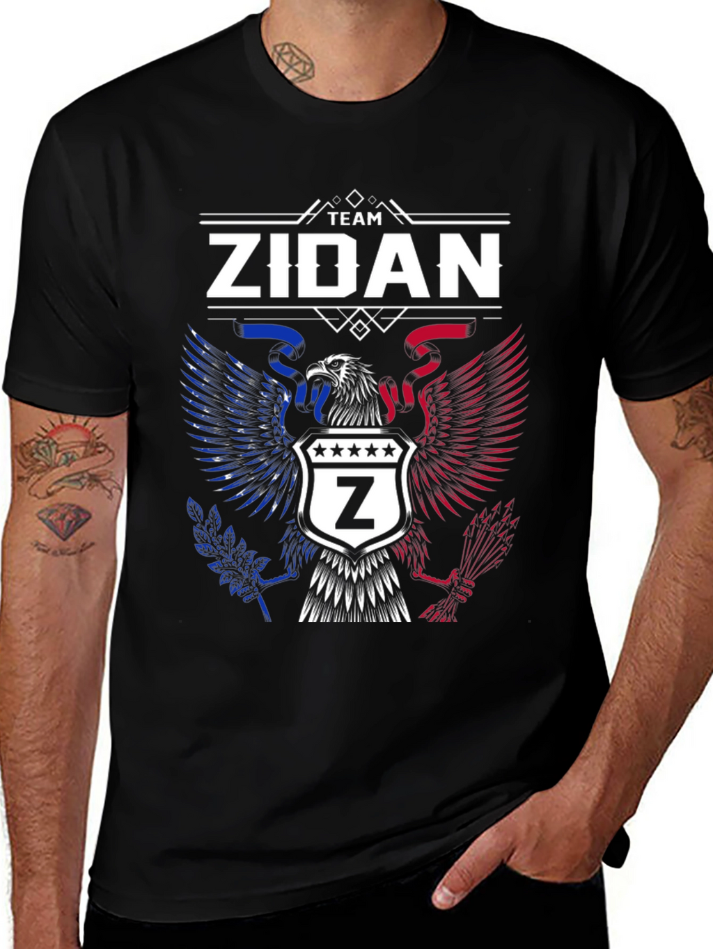 Team Zidan Eagle Crest Graphic T-Shirt