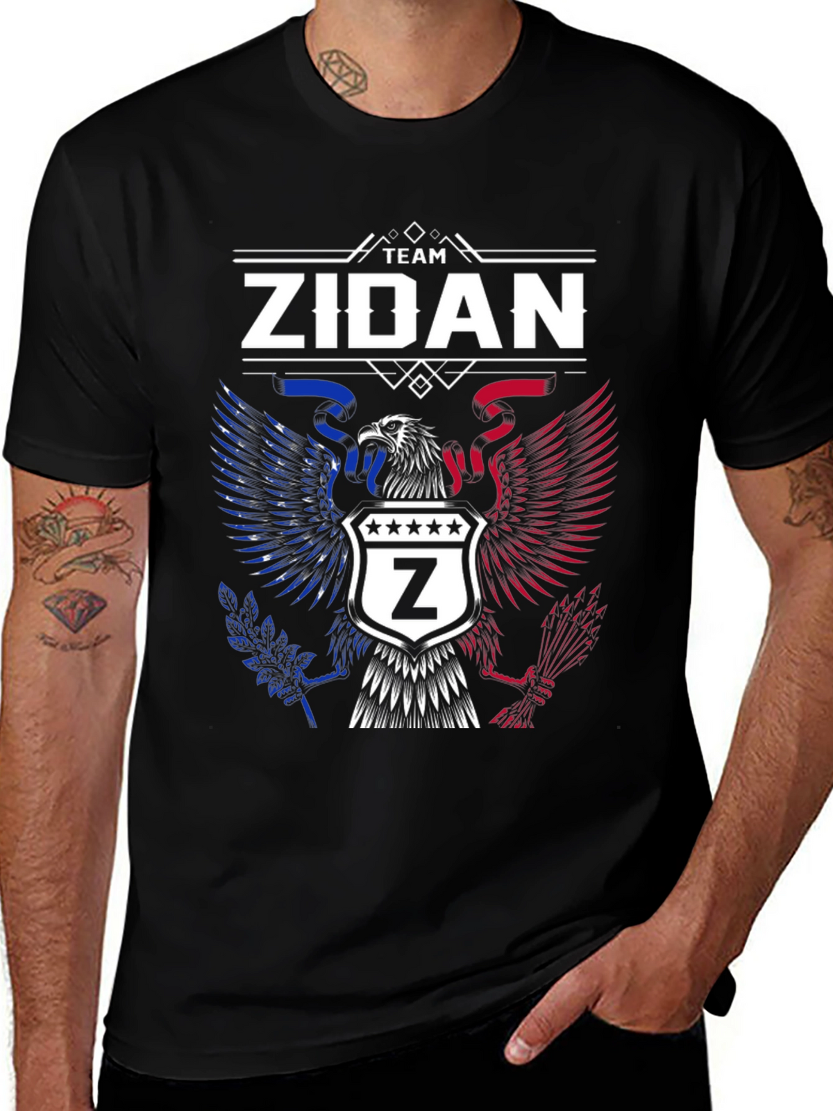 Team Zidan Eagle Crest Graphic T-Shirt