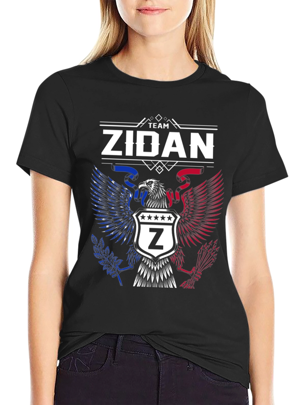 Team Zidan Eagle Crest Graphic T-Shirt