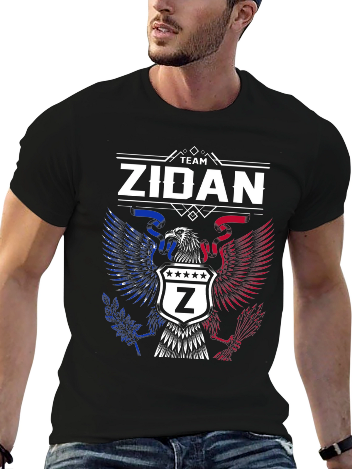 Team Zidan Eagle Crest Graphic T-Shirt