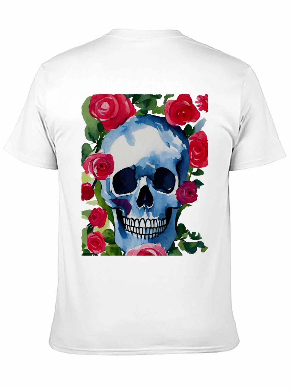 Skull & Roses Graphic Tee - Unique Design