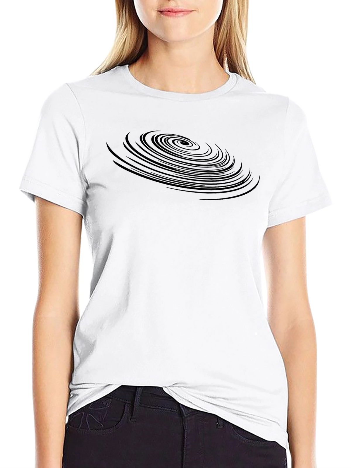 Black Vortex Graphic Tee