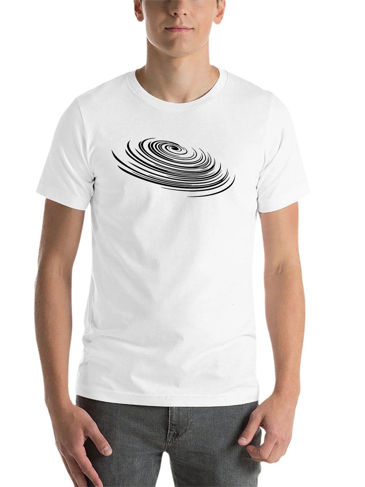 Black Vortex Graphic Tee