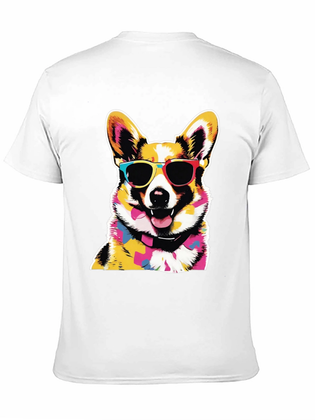 Cool Corgi Graphic Black Tee