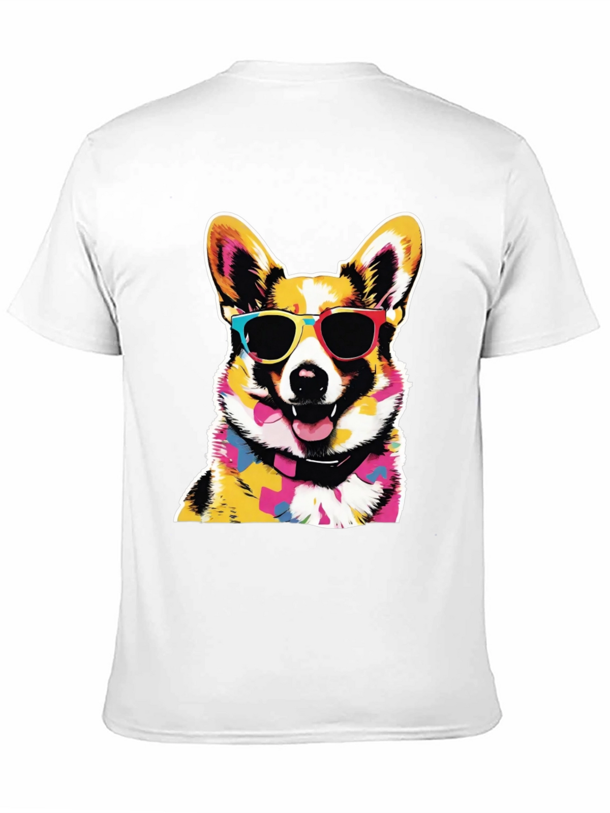 Cool Corgi Graphic Black Tee