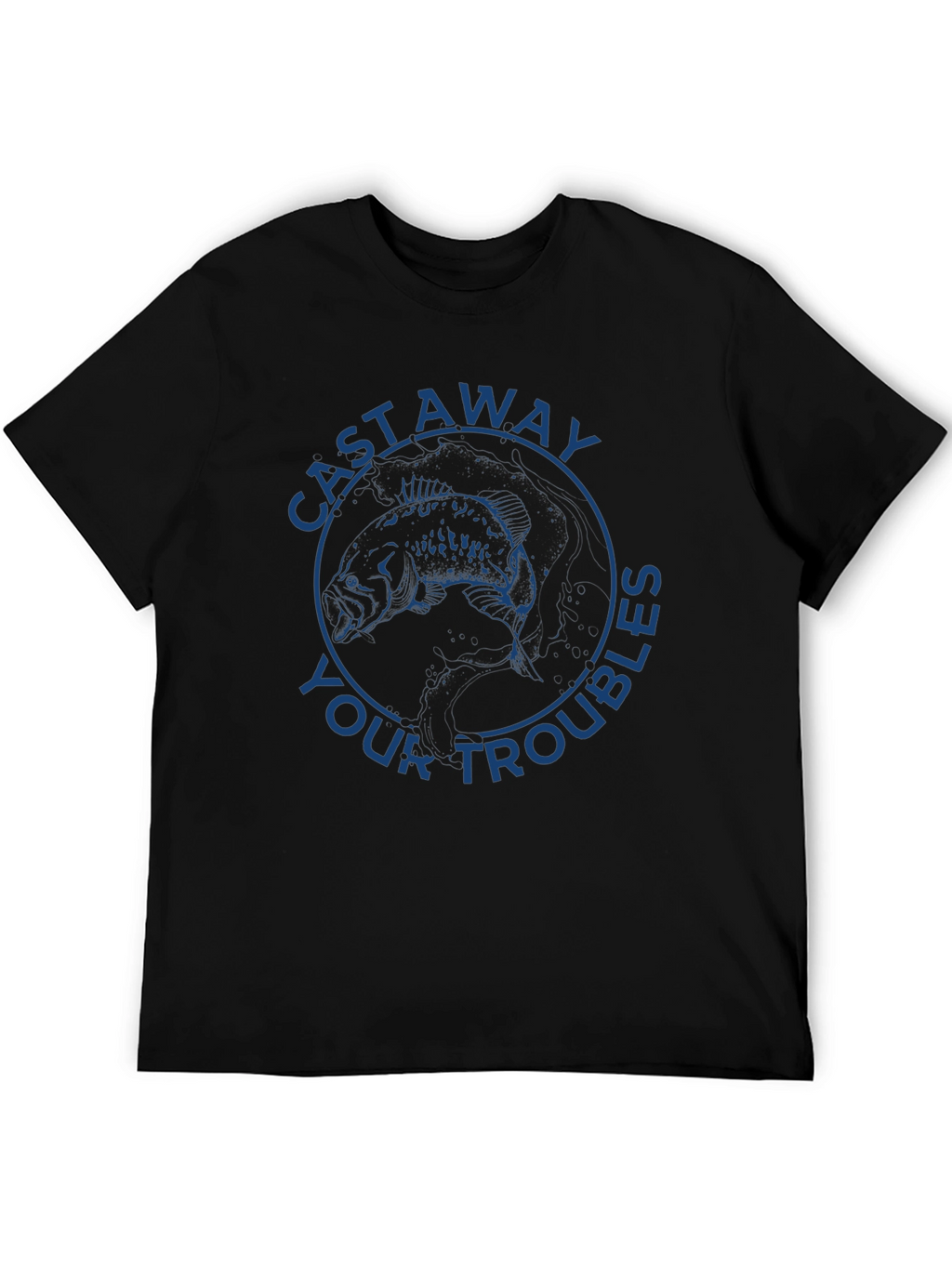 Cast Away Your Troubles Graphic Tee