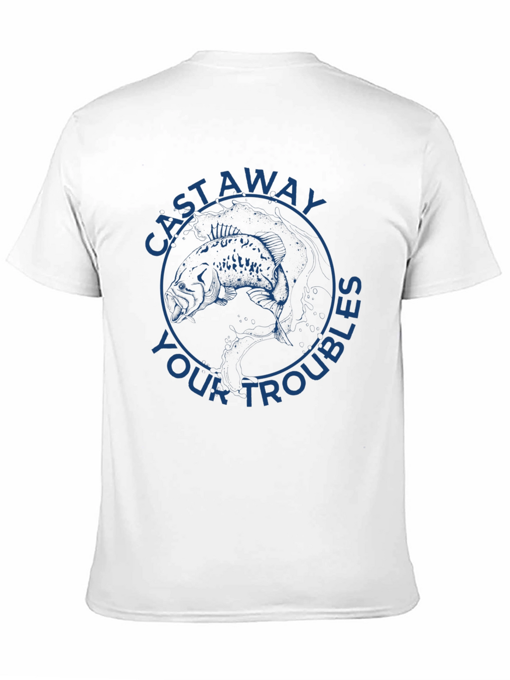 Cast Away Your Troubles Graphic Tee