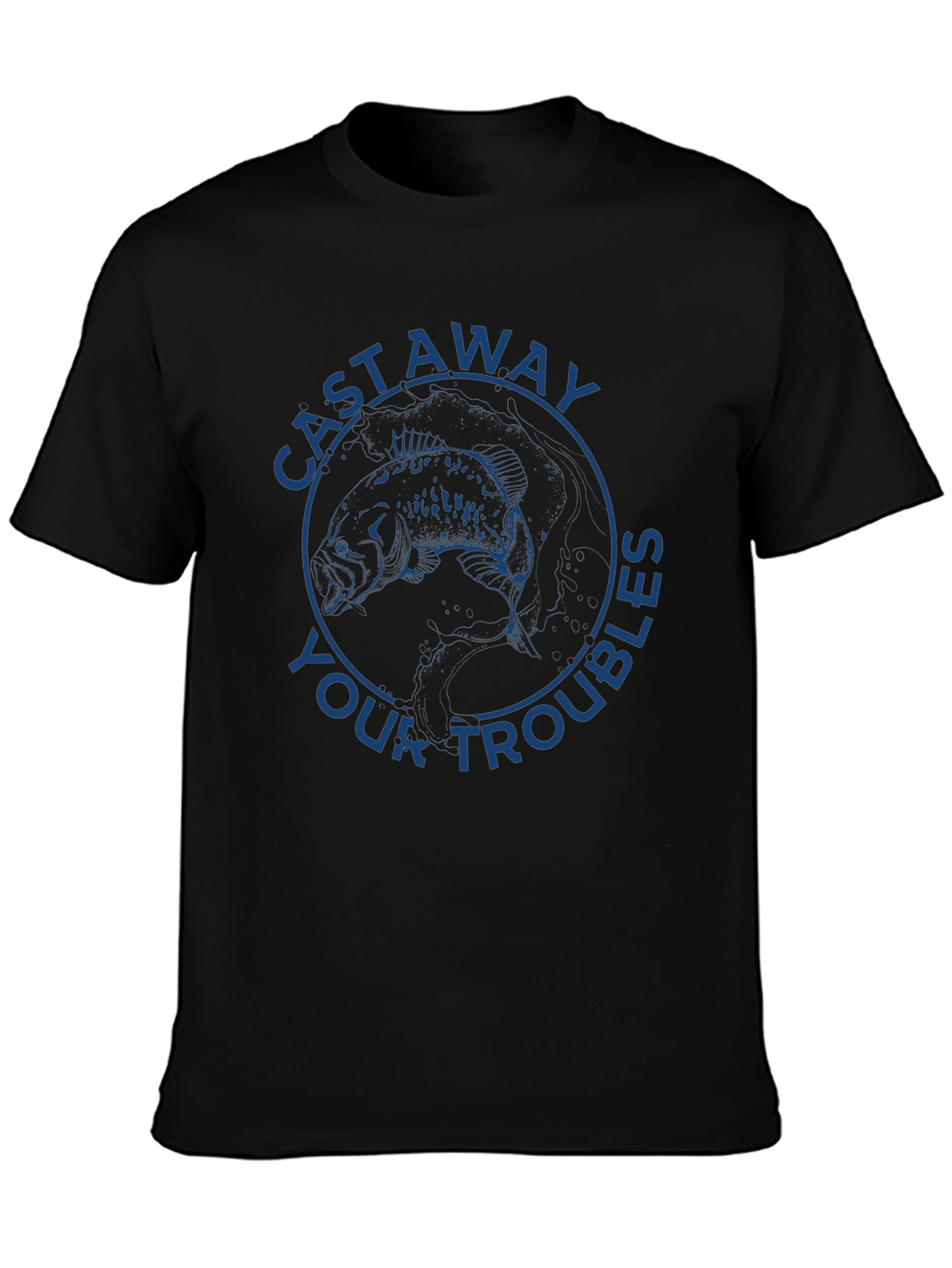Cast Away Your Troubles Graphic Tee