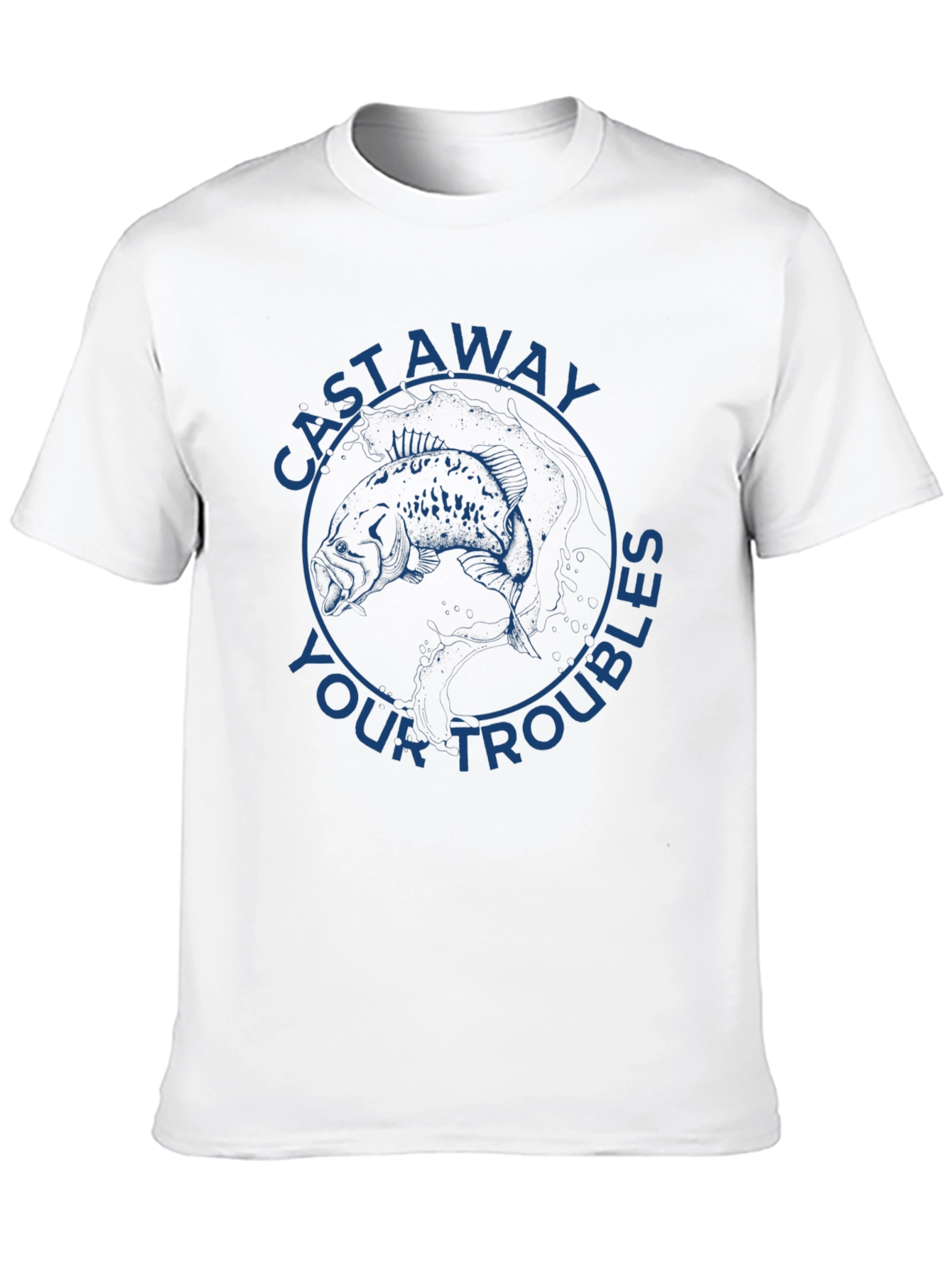 Cast Away Your Troubles Graphic Tee