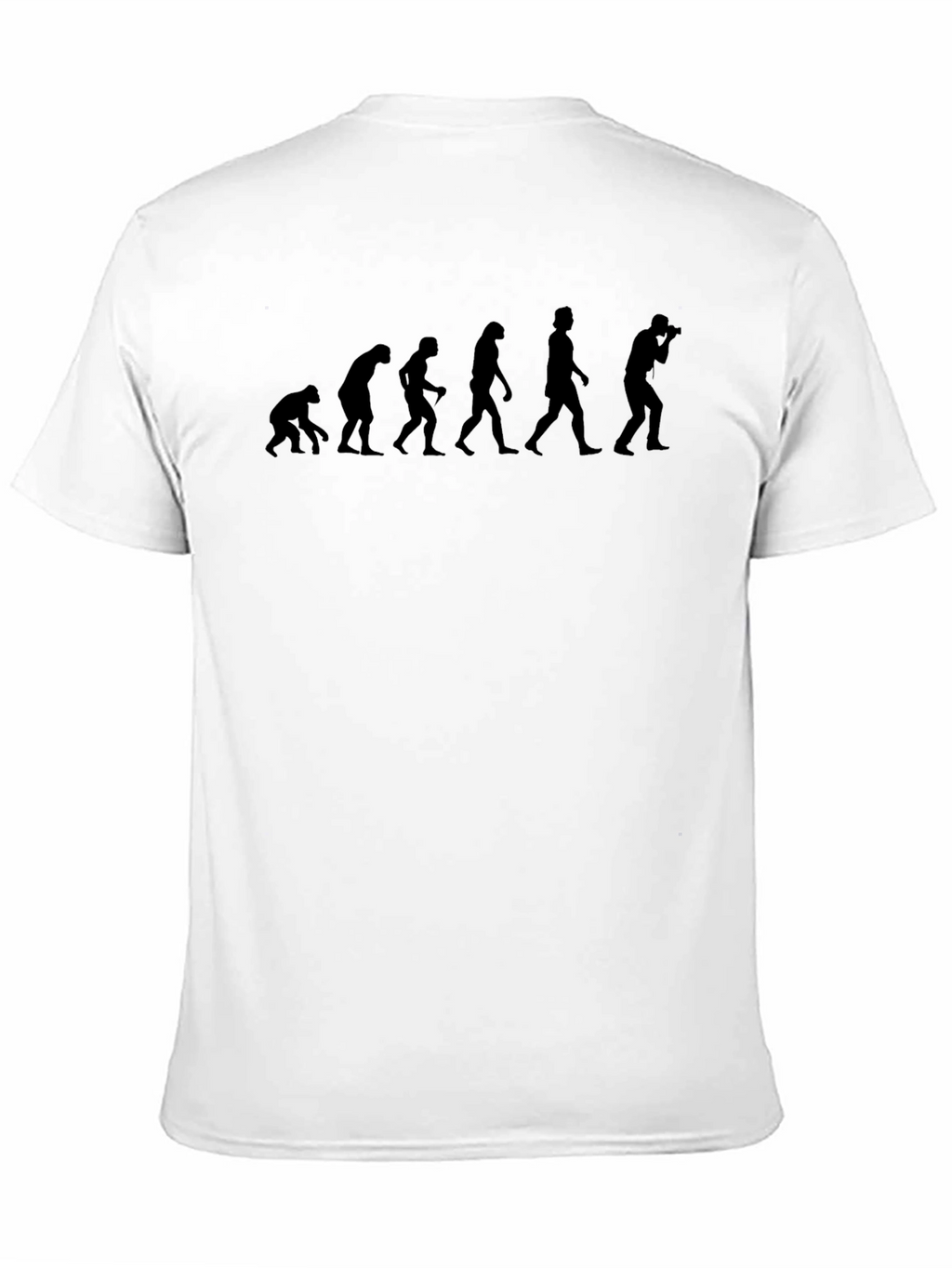 Photographer Evolution Graphic Tee - Black Cotton