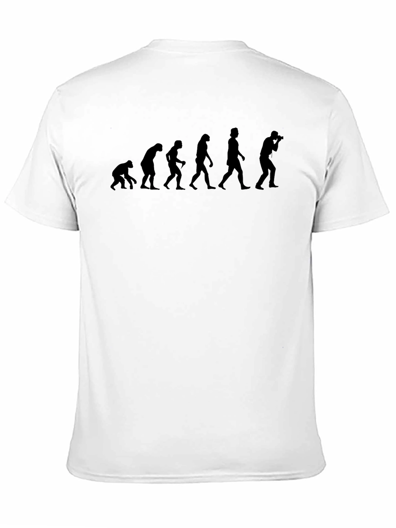 Photographer Evolution Graphic Tee - Black Cotton