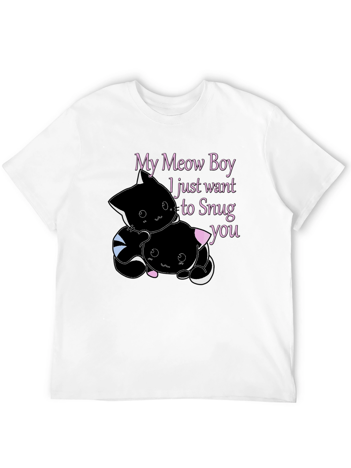 My Meow Boy Graphic Tee - Snuggle Time T-Shirt