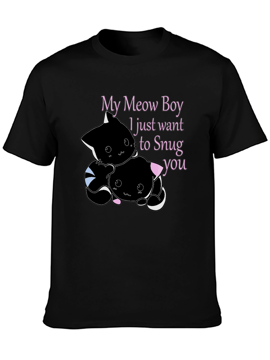 My Meow Boy Graphic Tee - Snuggle Time T-Shirt