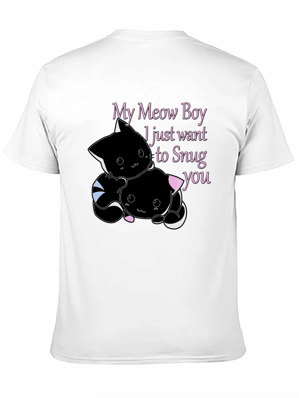 My Meow Boy Graphic Tee - Snuggle Time T-Shirt