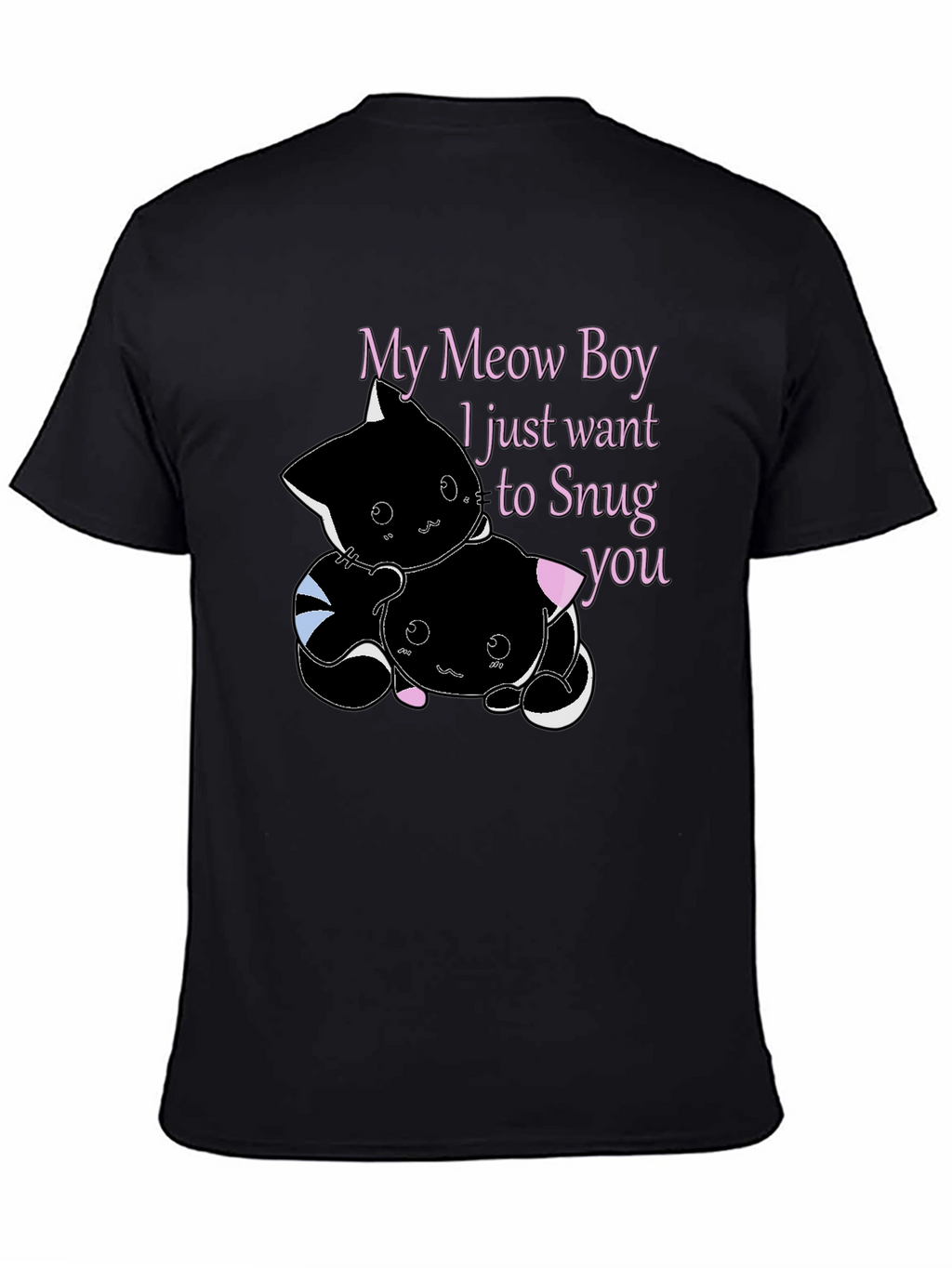 My Meow Boy Graphic Tee - Snuggle Time T-Shirt